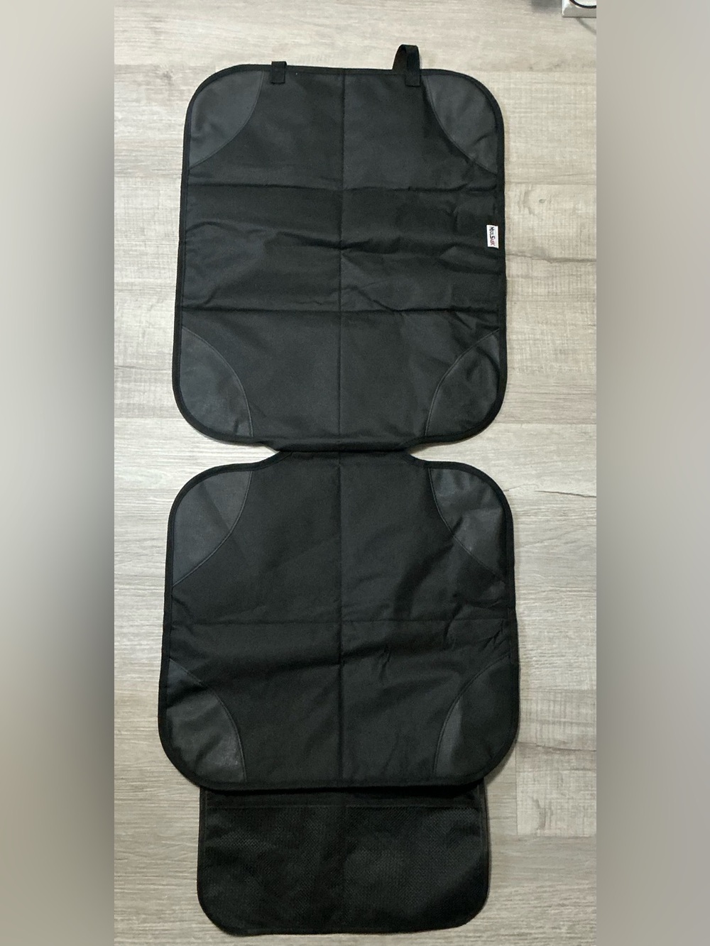NEW Meolsaek Black Car Seat Protector 600D Oxford Non-Slip Storage Pocket